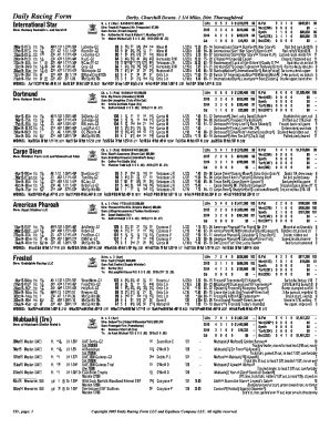 Latest version of Daily Racing Form is 2. . Free daily racing form download